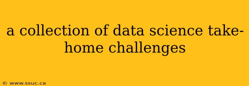 a collection of data science take-home challenges
