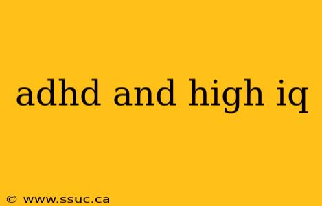 adhd and high iq