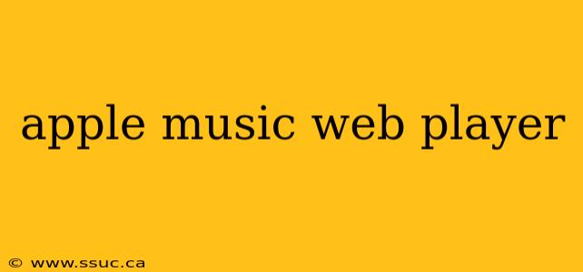 apple music web player