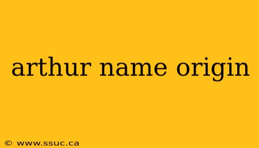 arthur name origin