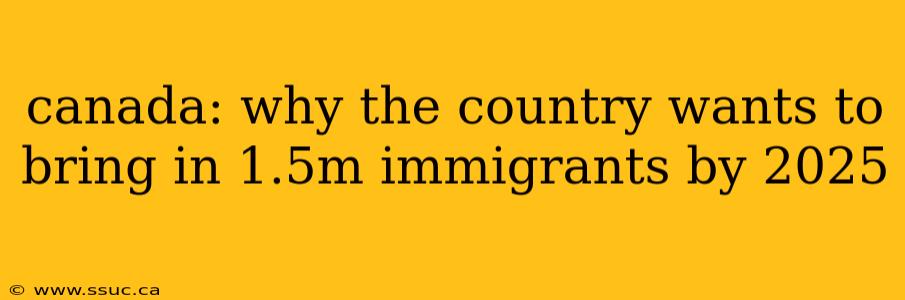 canada: why the country wants to bring in 1.5m immigrants by 2025