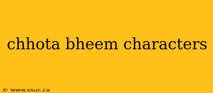 chhota bheem characters