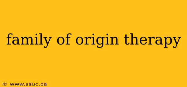family of origin therapy