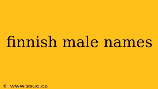 finnish male names