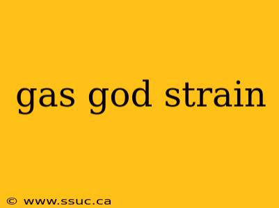 gas god strain