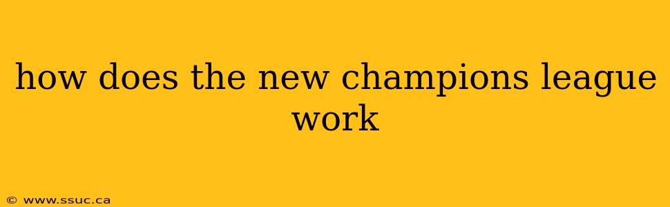 how does the new champions league work