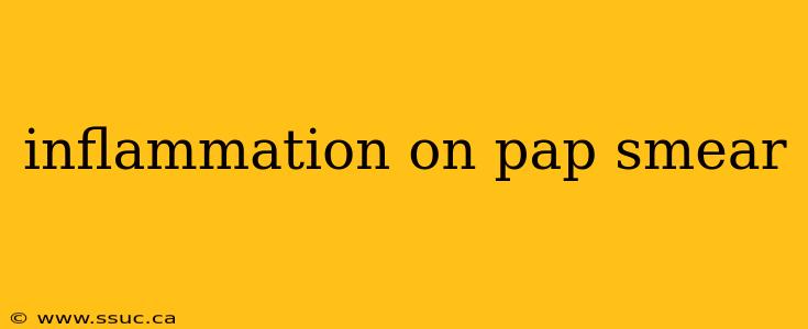 inflammation on pap smear