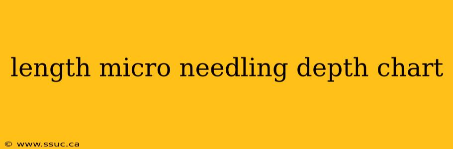 length micro needling depth chart