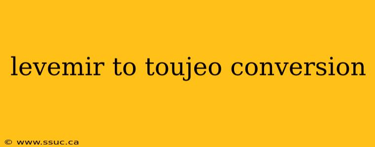 levemir to toujeo conversion