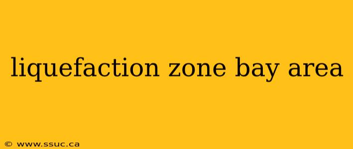 liquefaction zone bay area