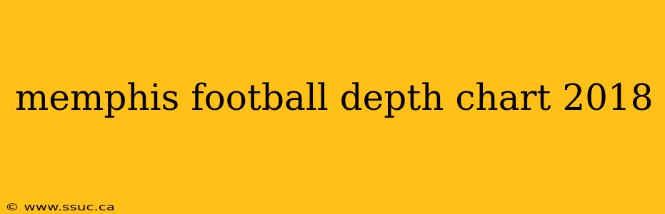 memphis football depth chart 2018