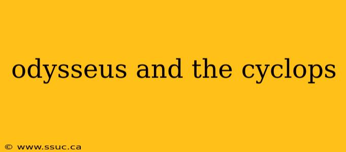 odysseus and the cyclops