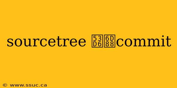 sourcetree 取消commit