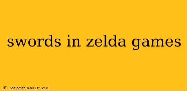 swords in zelda games