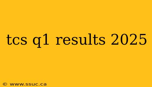 tcs q1 results 2025