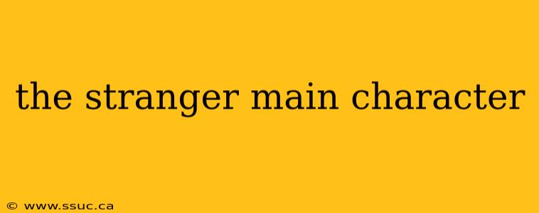 the stranger main character