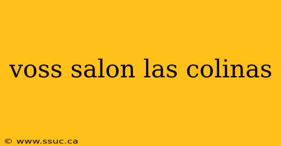 voss salon las colinas