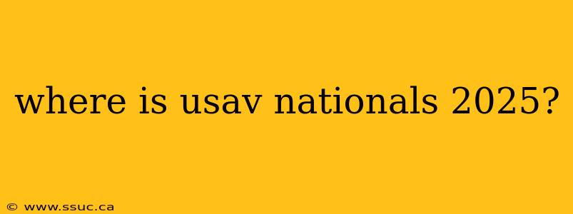 where is usav nationals 2025?