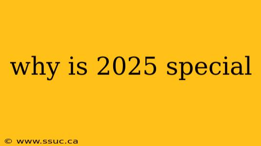 why is 2025 special