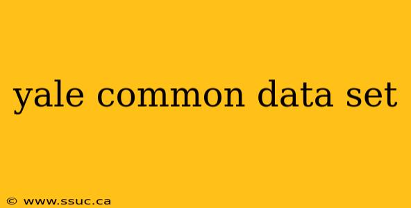 yale common data set